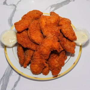 Buffalo chicken tenders at Destinis — generous portion